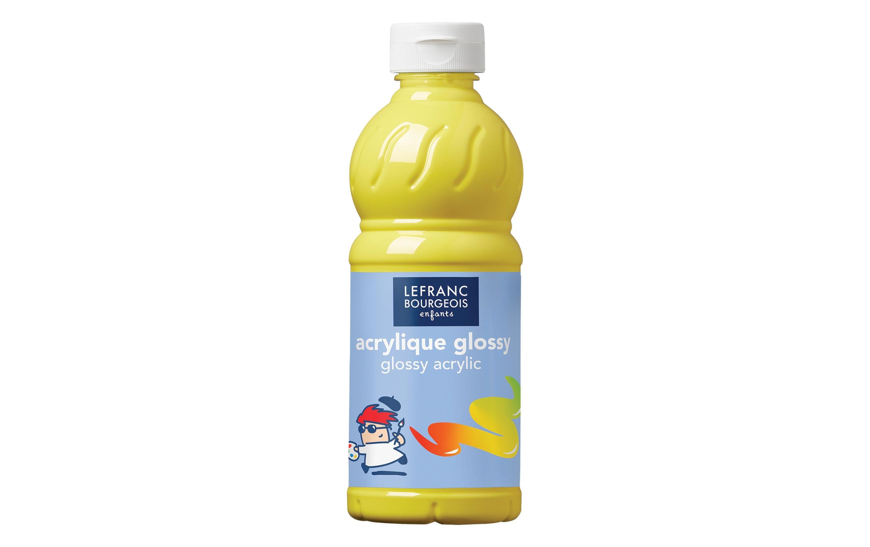 Lefranc Acrylfarbe Glossy 500 ml primärgelb