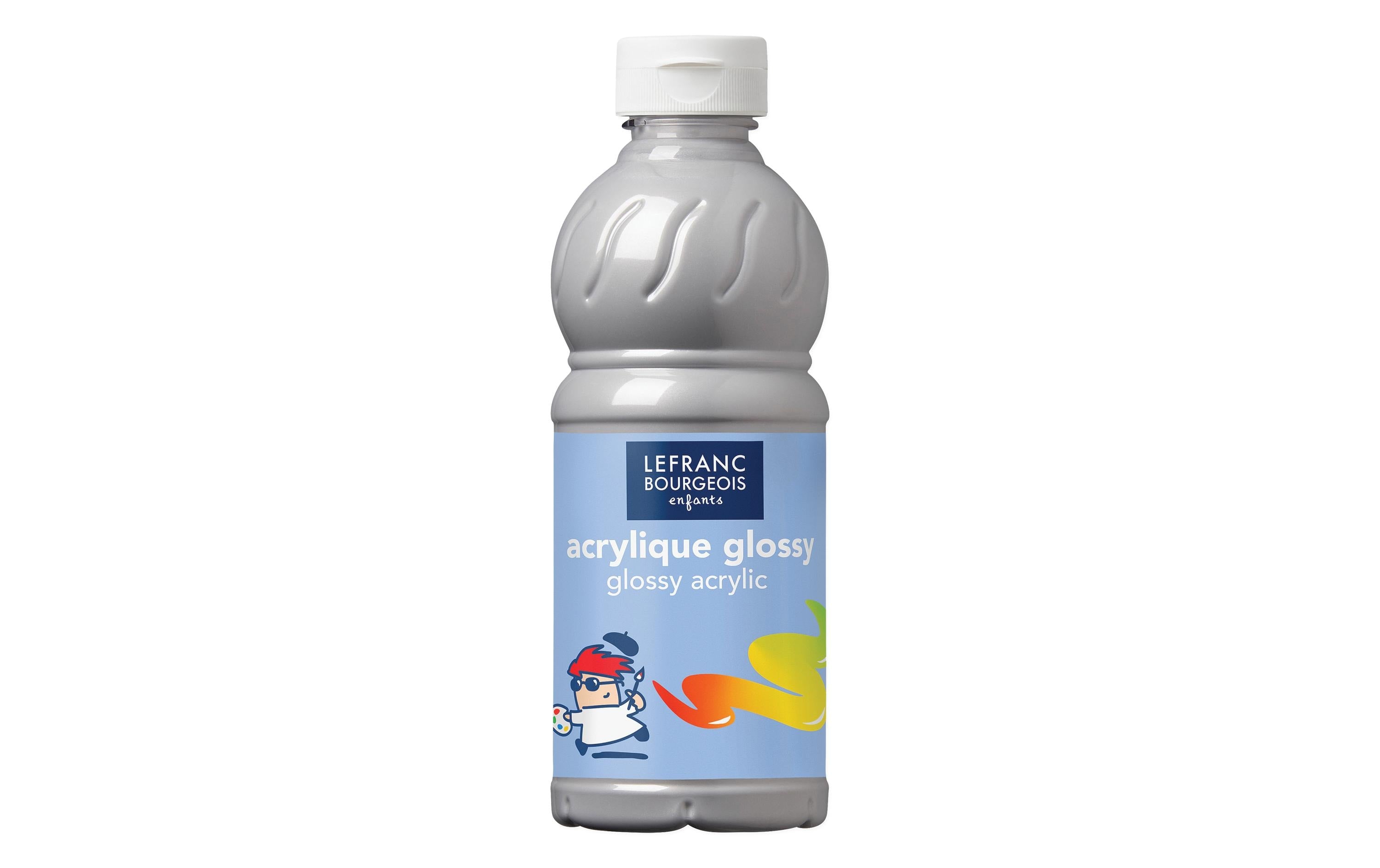 Lefranc Acrylfarbe Glossy 500 ml silber