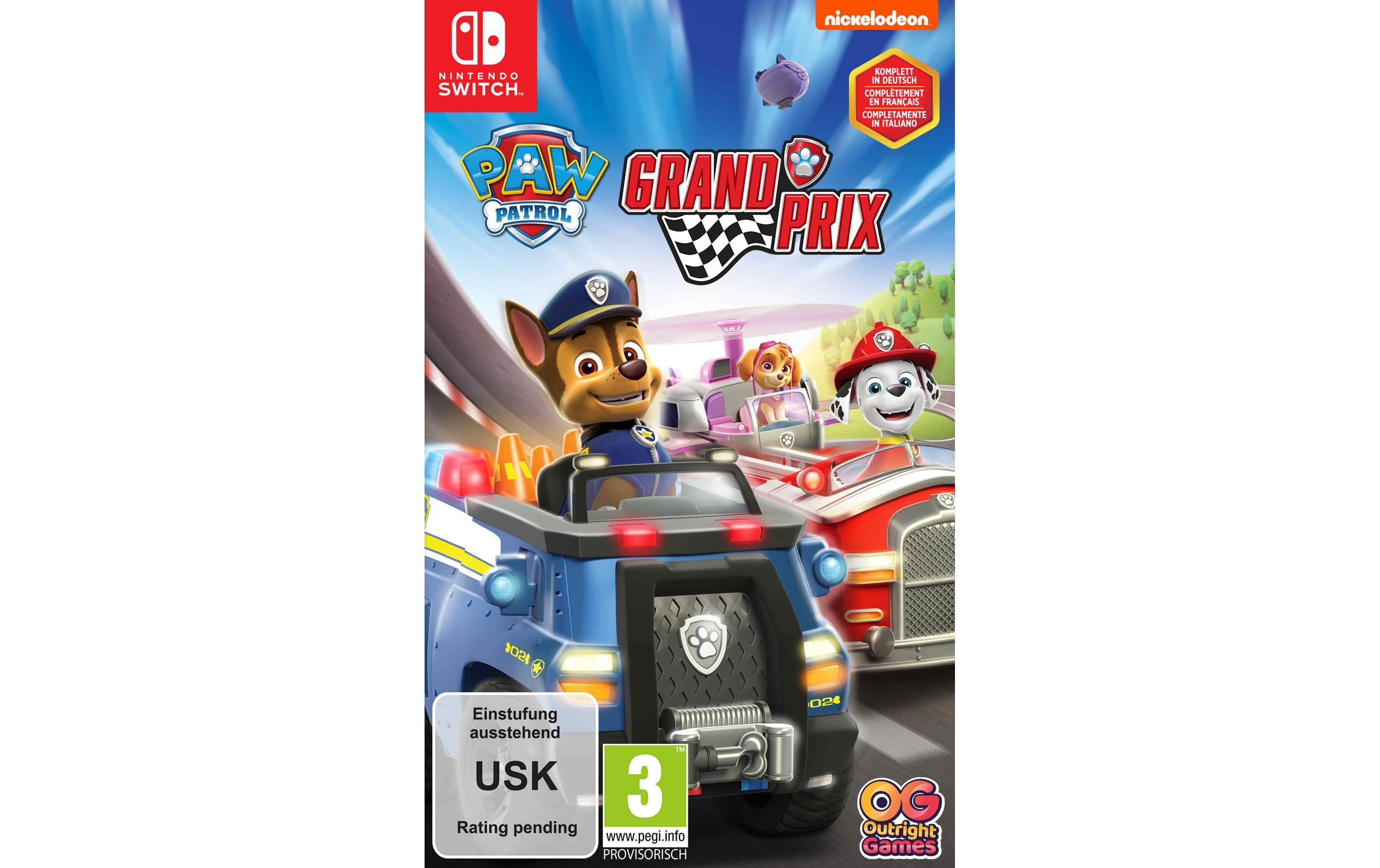 PAW Patrol: Grand Prix, Switch Alter: 3+