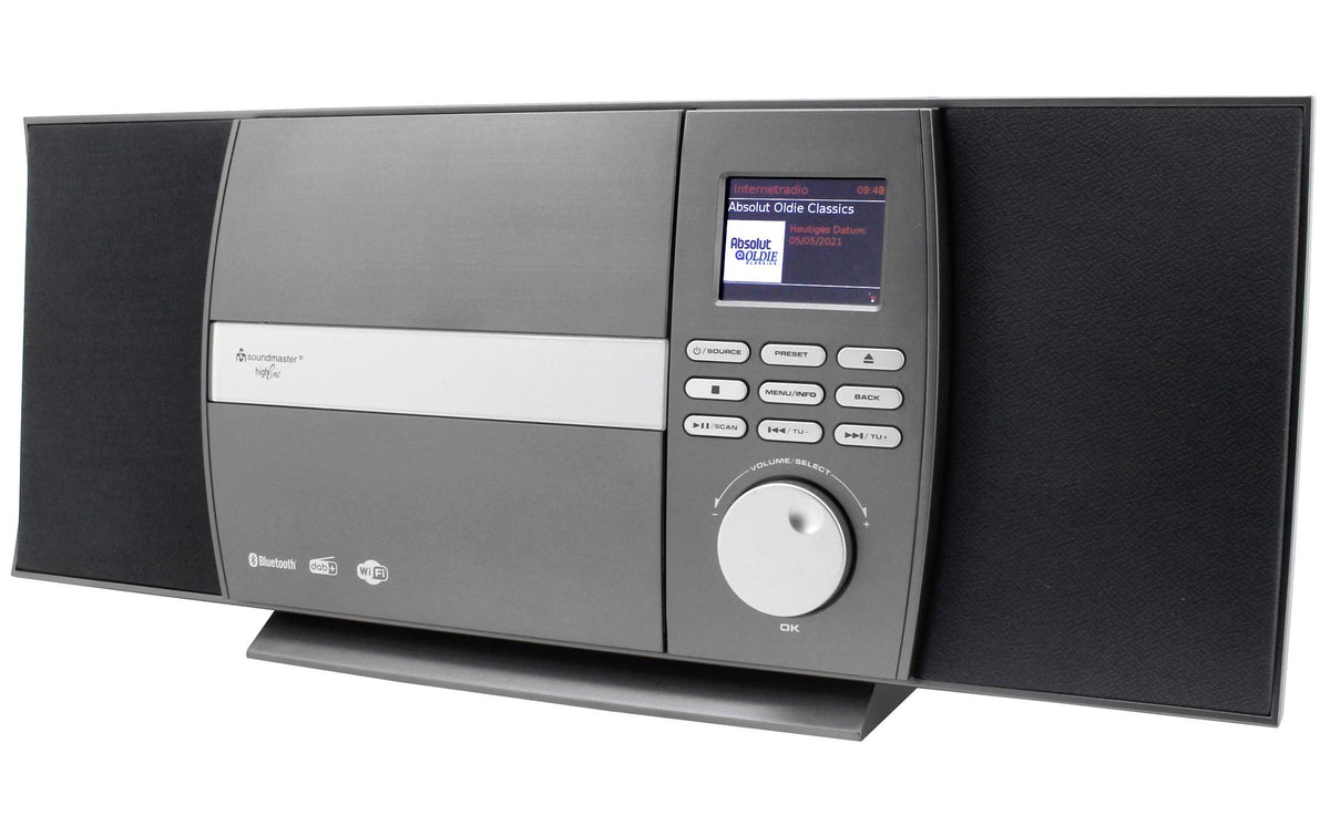 Soundmaster ICD1010AN, Stereo Musikcenter DAB+/UKW/Internet-Radio, USB, CD, BT