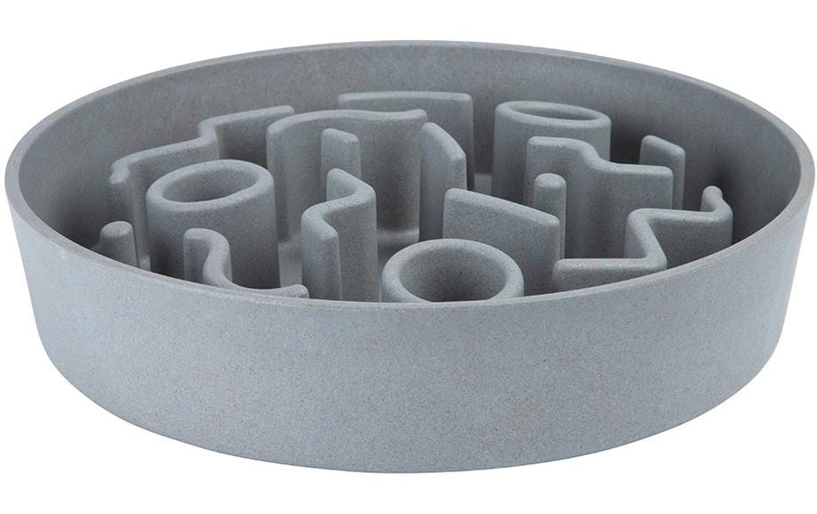District70 Bamboo Dog Slow Feeder ø 28 cm, Ice Blue