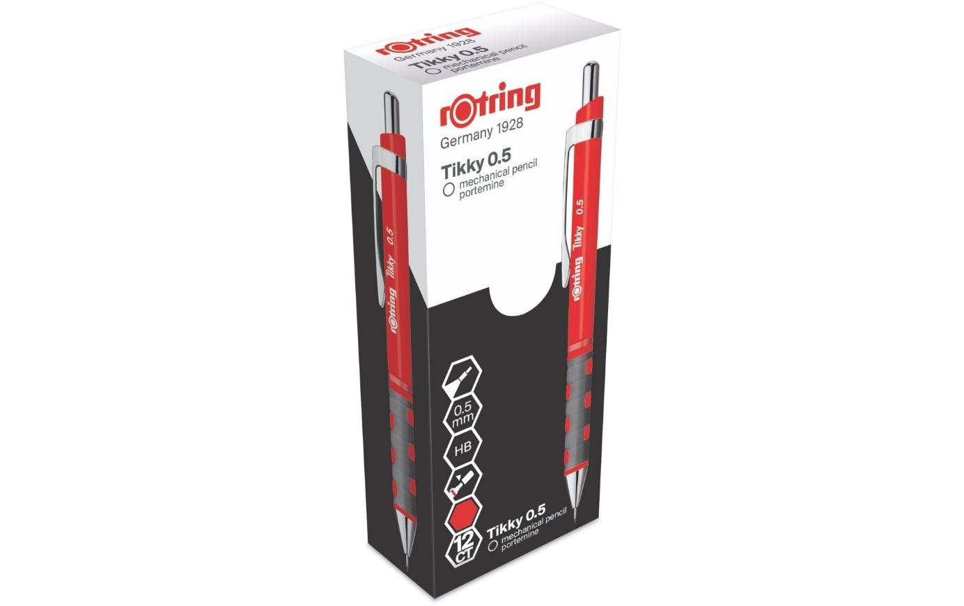 Rotring Druckbleistift Tikky II 0,5 mm, rot