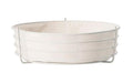 Zone Brotkorb Temptation Warm Grey 100% Baumwolle/ Metal, DxH: 22.5x8cm