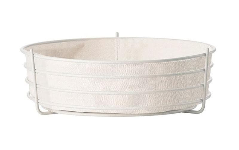 Zone Brotkorb Temptation Warm Grey 100% Baumwolle/ Metal, DxH: 22.5x8cm
