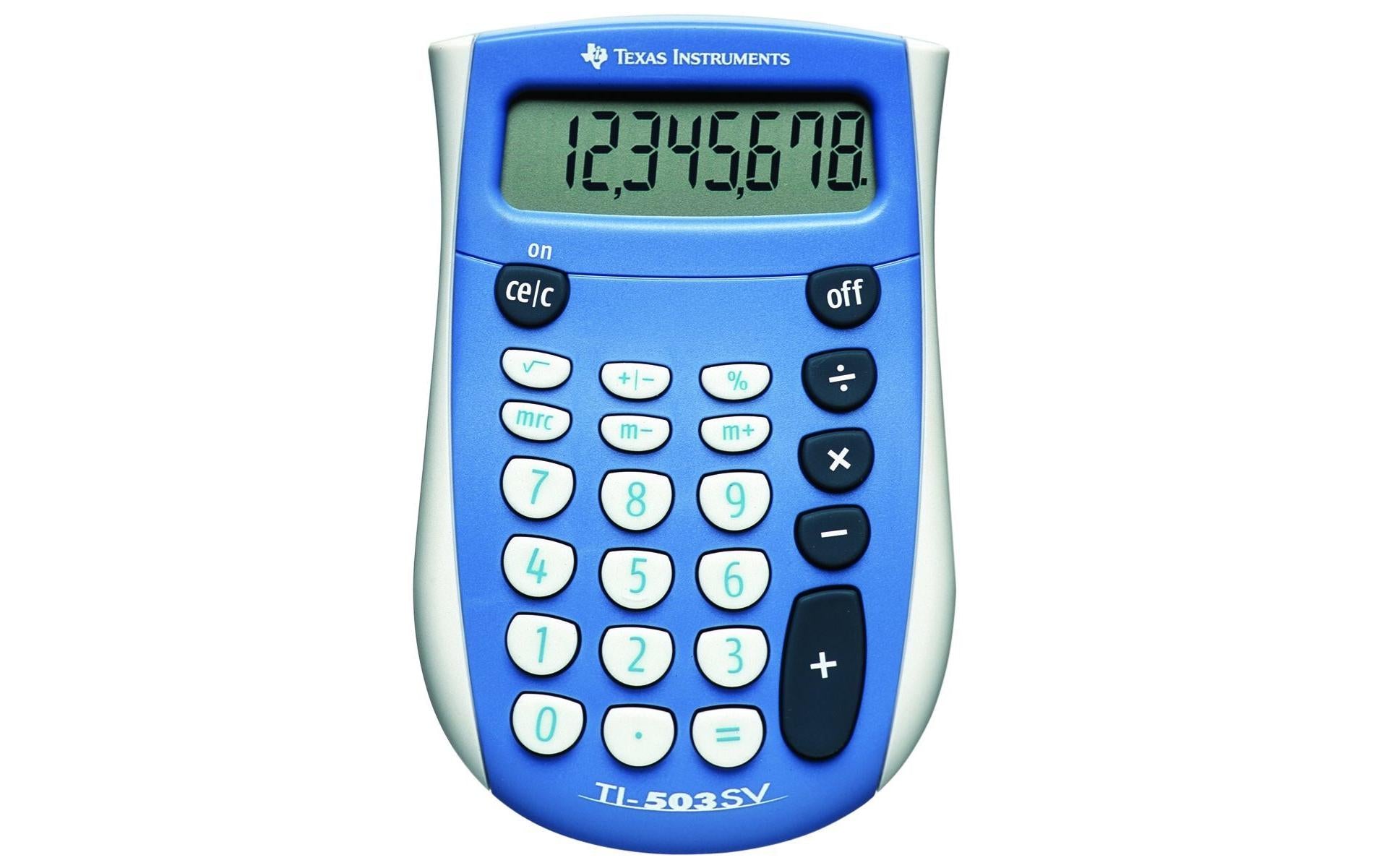 Texas Instruments Taschenrechner TI-503 SV blau