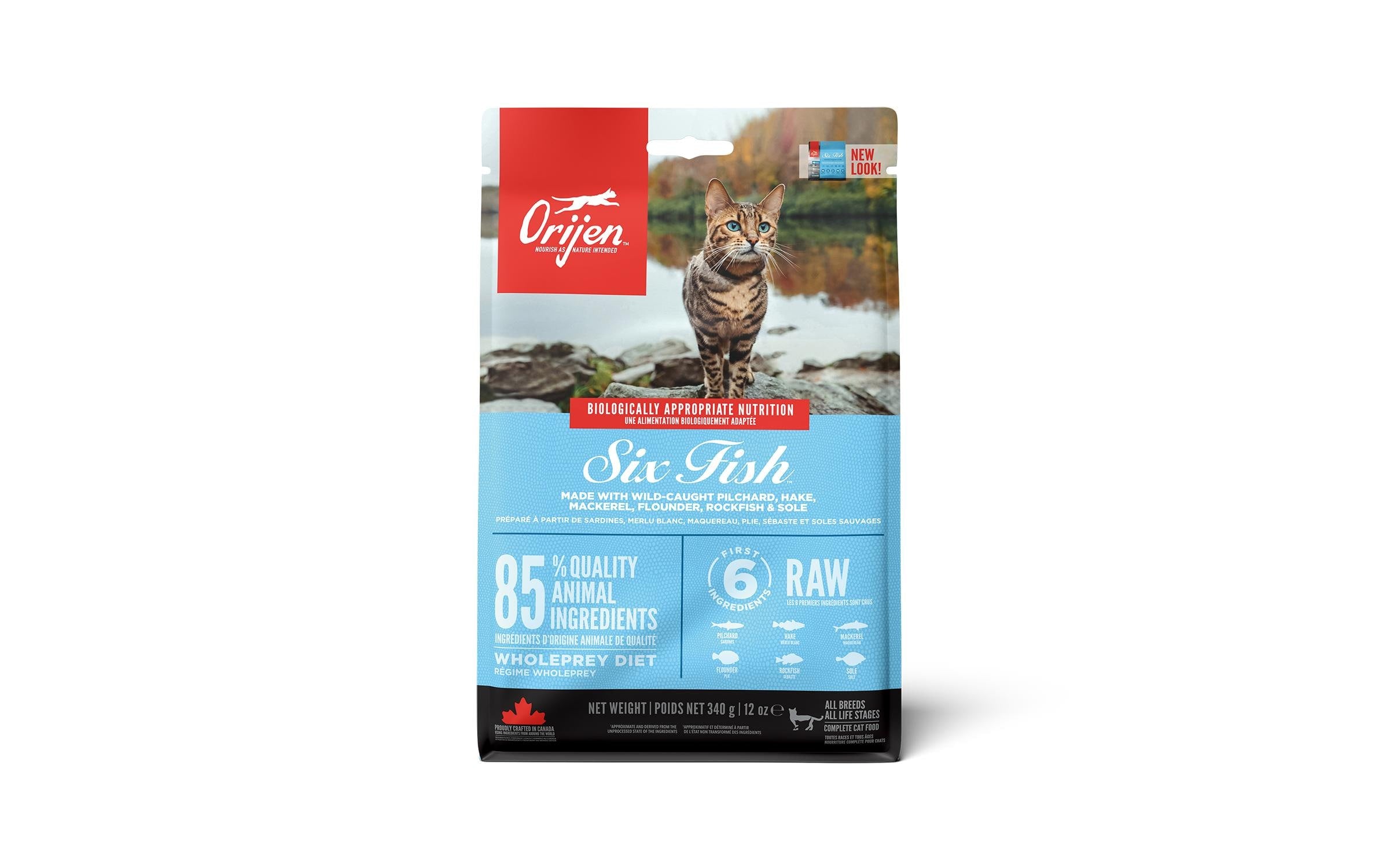 Orijen Cat Six Fish 340g mit Fisch