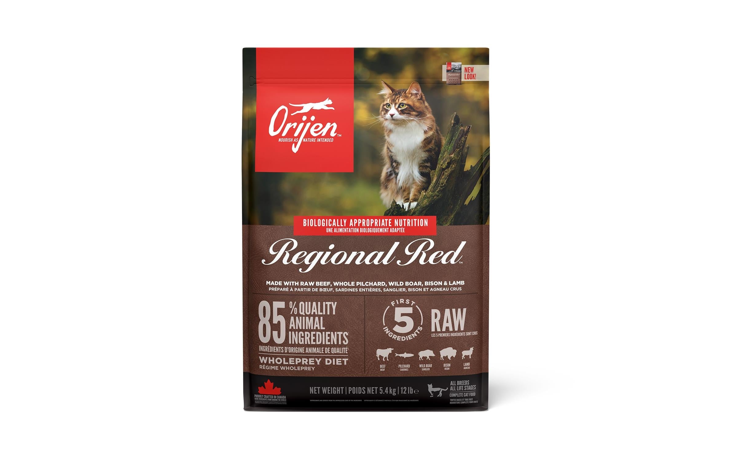 Orijen Cat Regional Red 5.4 kg mit Rind