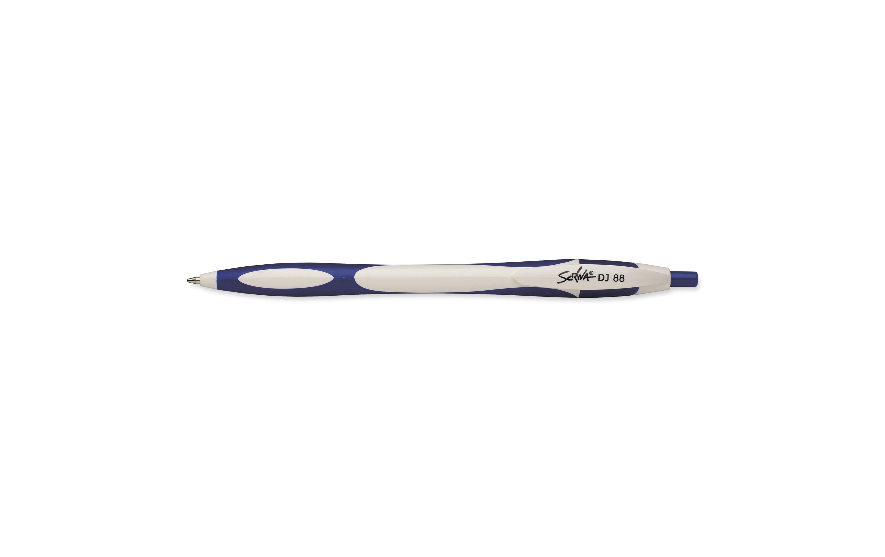 Scriva Kugelschreiber DJ88, blau 12er Pack