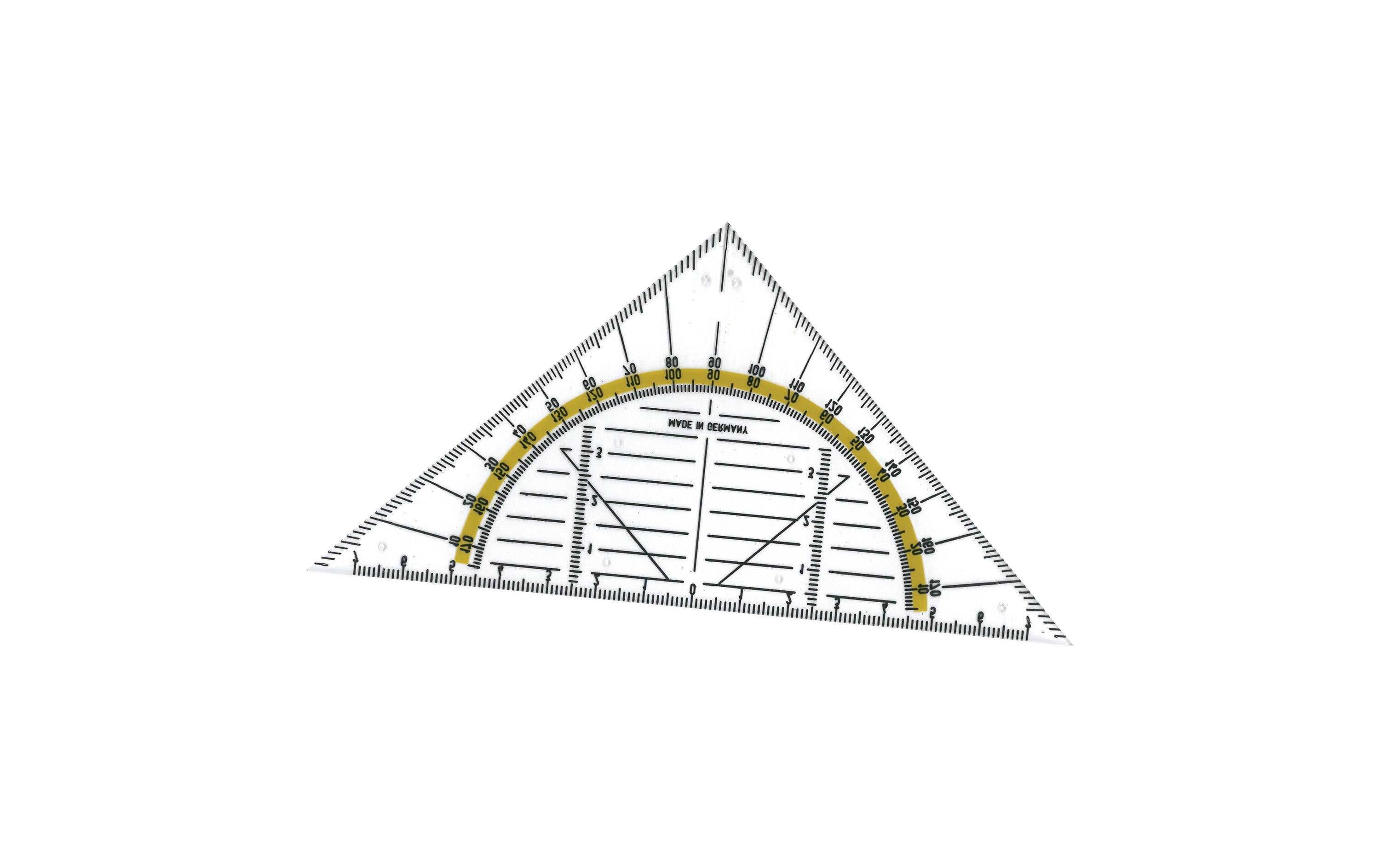 Lustran Geo-Dreieck 16 cm ohne Griff, 1 Stück