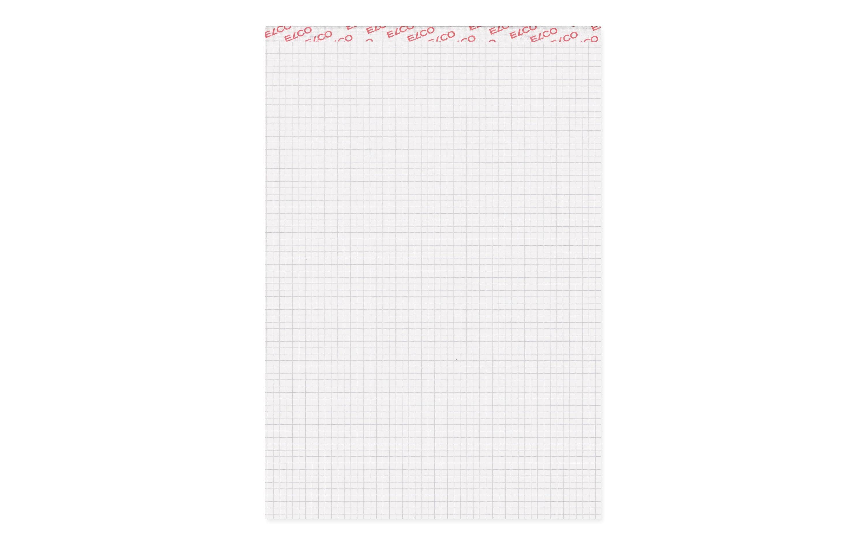 Elco Notizblock 80gm2 A4, kariert, 10 Stk.