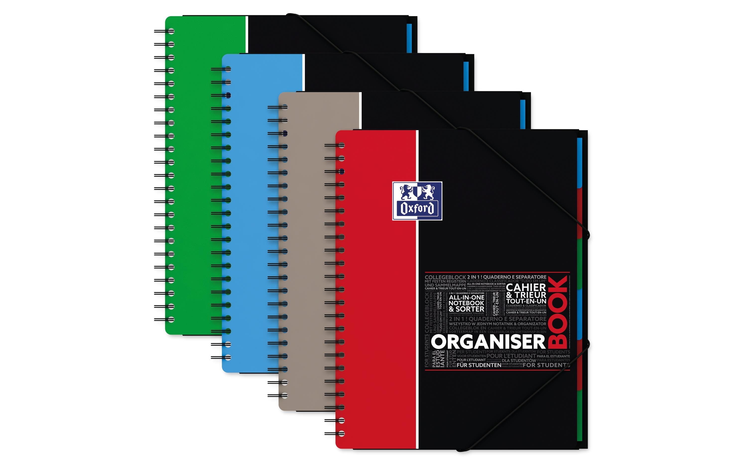 Oxford Collegeblock Organiser ScribzeeApp A4, 5mm kariert