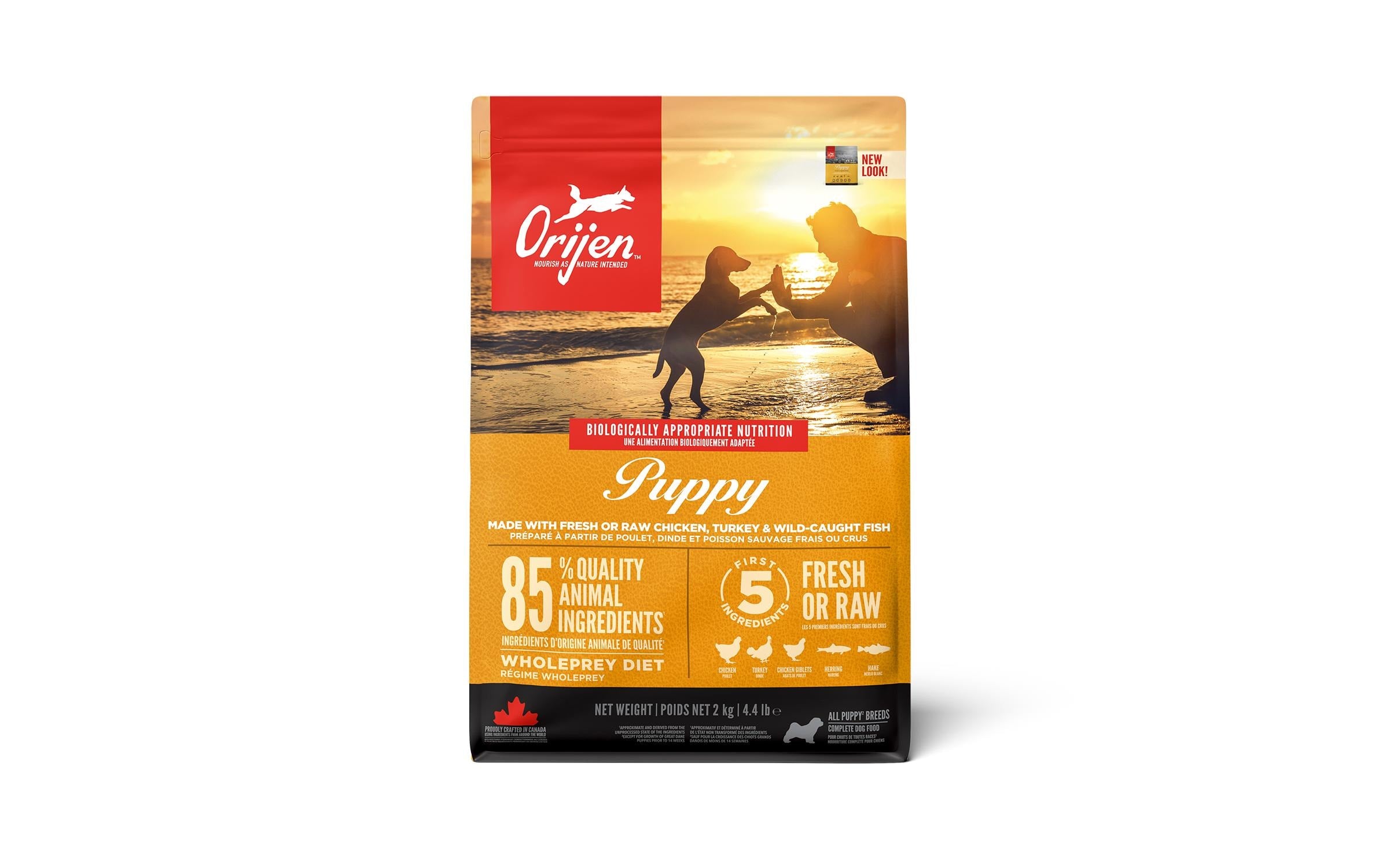 Orijen Dog Puppy 2 kg mit Geflügel