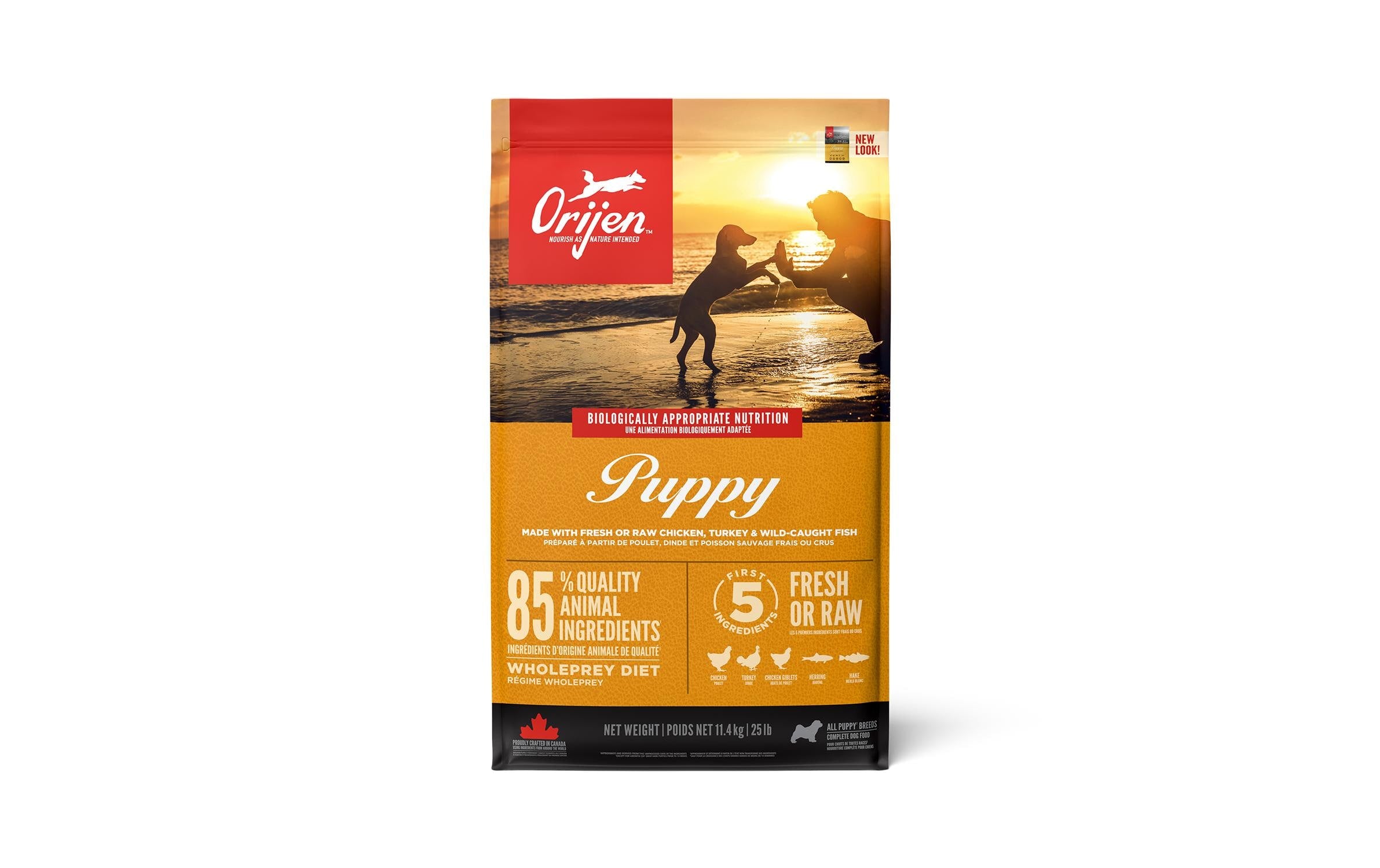 Orijen Dog Puppy 11.4  kg mit Geflügel
