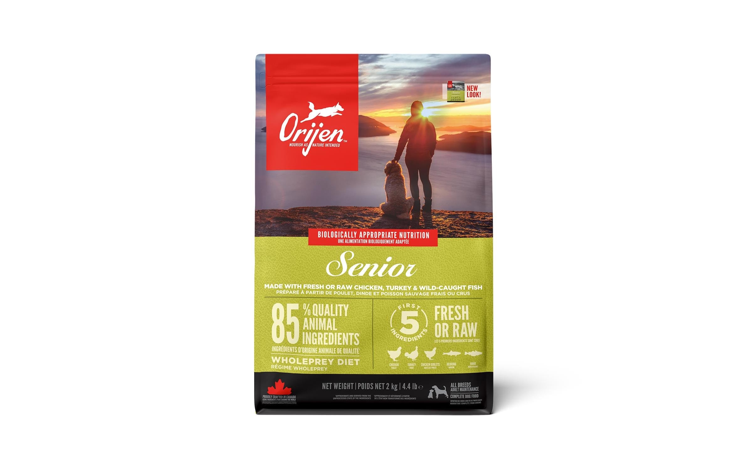 Orijen Dog Senior 2 kg mit Huhn