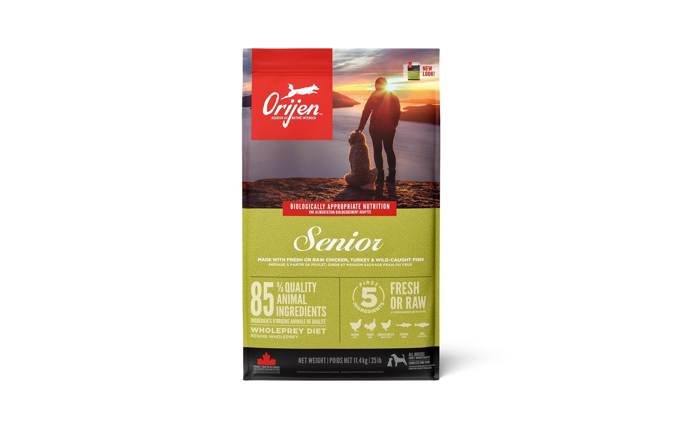 Orijen Dog Senior 11.4 kg mit Huhn