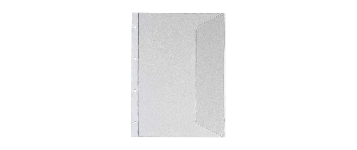 HWB Dokumentenhülle mit Klappe rechts transpartent, 5x 10 Stk.