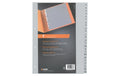 HWB Register A-Z Polypropylen, A4 volldeckend