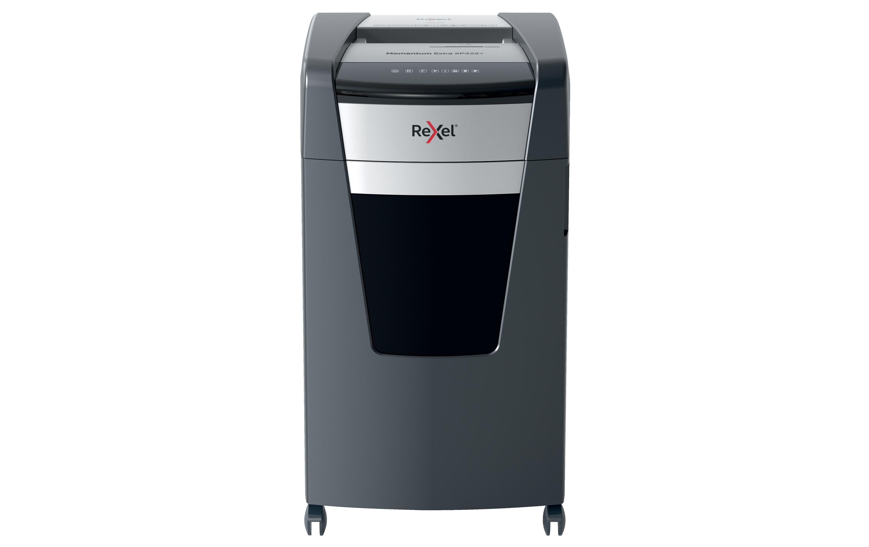 Rexel Aktenvernichter Momentum Extra XP422+ P-4, 22 Blatt, schwarz