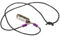 Hohner Miniature Mini Harp Halskette PU Mundharmonika, Mini, violett