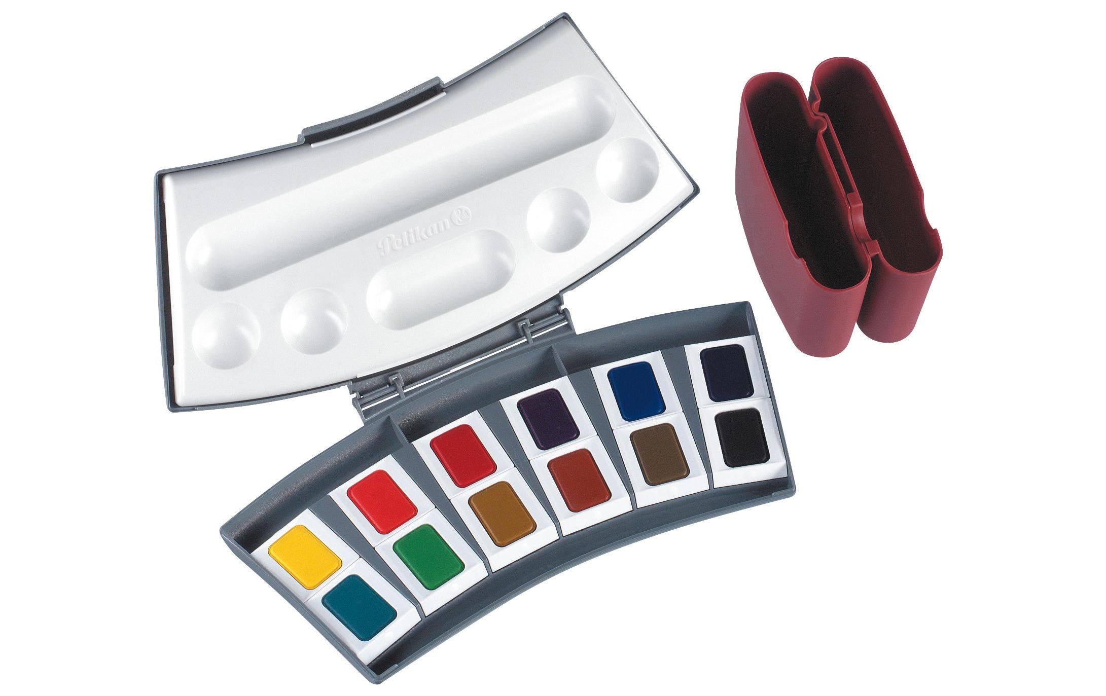 Pelikan Aquarell-Malkasten, 12 Stk assortiert