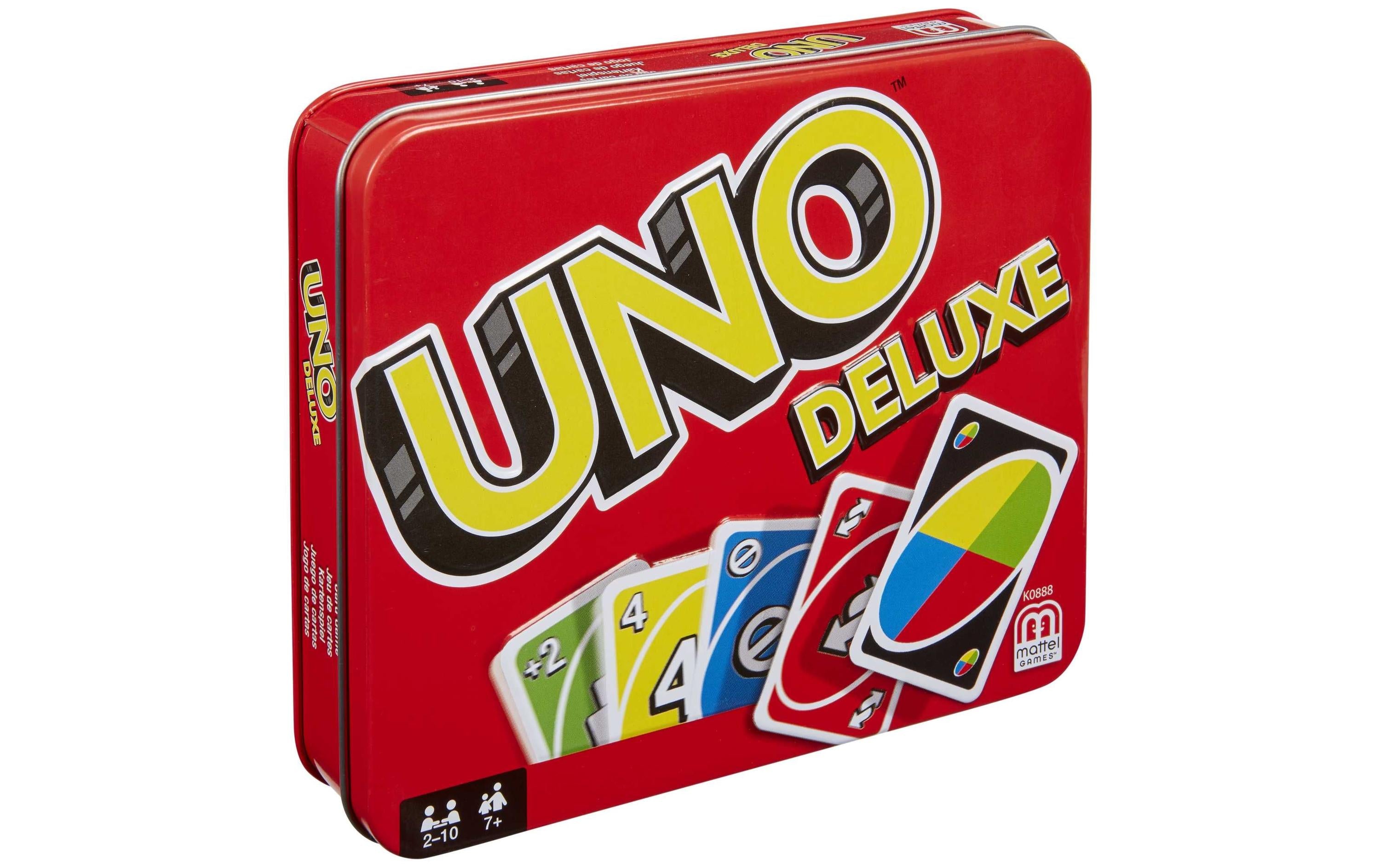 Mattel Games UNO Deluxe Alter: 7+ Spieler: 2-10