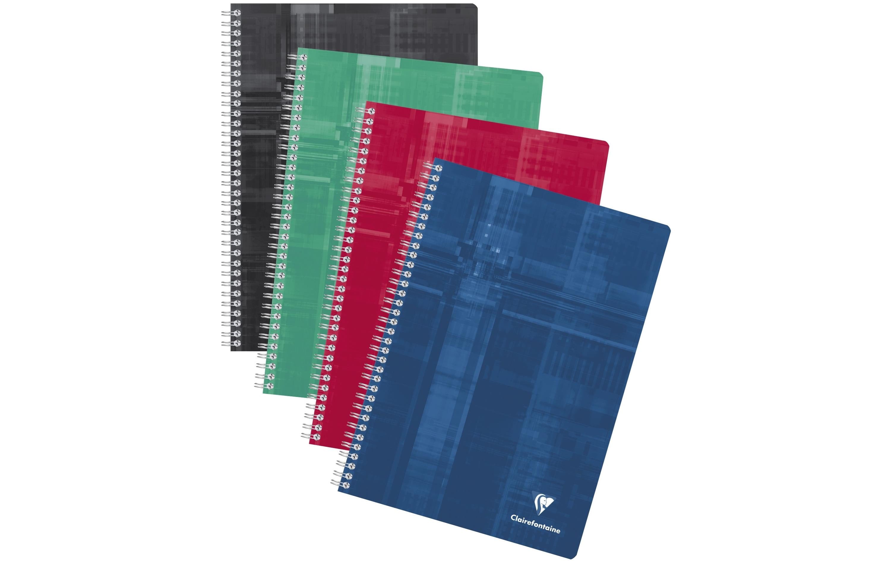 Clairefontaine Spiralheft Matris ass. 5 Stk A4, 5 mm kariert, 90 Blatt