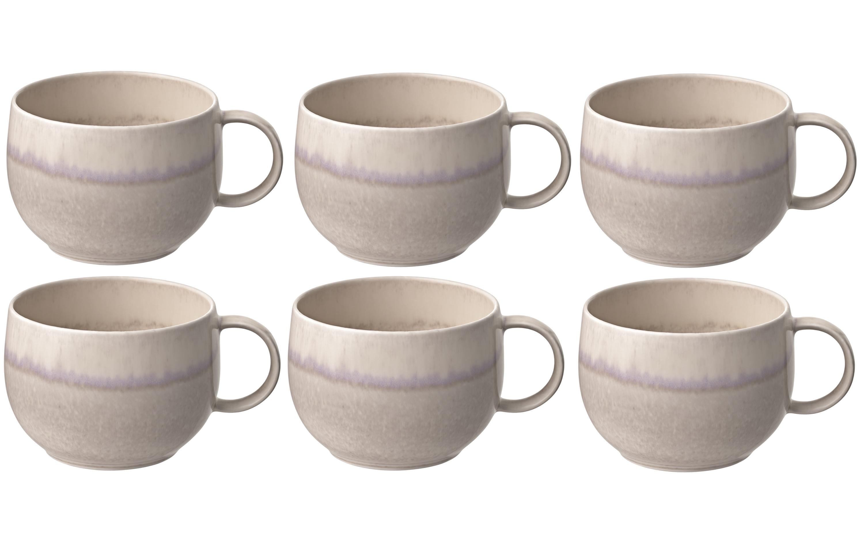 V&B Perlemor Sand Kaffeet 9x7cm, 0,19l 6 Stück, 9x7cm, 0,19l