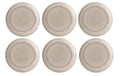 V&B Perlemor Sand Speiseteller 6er Set, 27x27x3cm