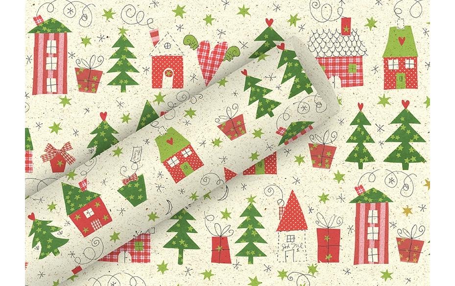 B+C Geschenkpapier by Nature Graspapier 80g 2 m x 70 cm, Bullerbu