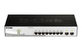 D-Link DGS-1210-10/E: 10 Port Switch 10xGigabit, Layer2, 2xSFP shared