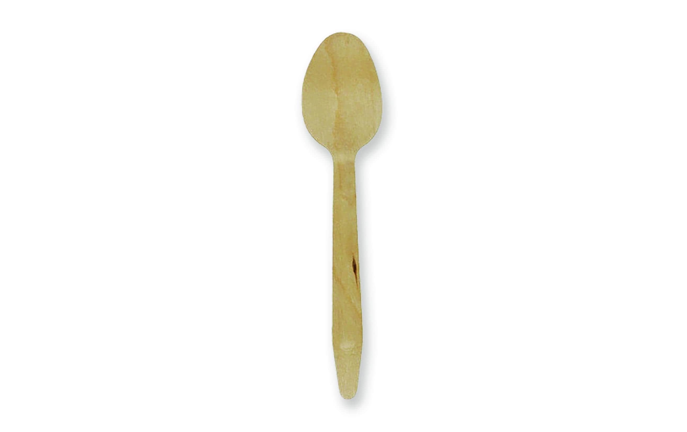 Webstar Einweg-Holzbesteck, 50 Stk Dessertlöffel, 165 mm