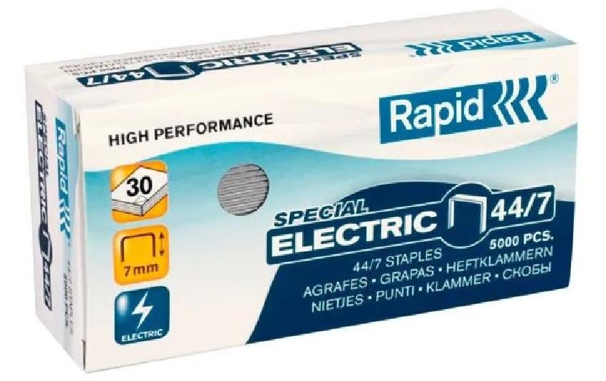 Rapid Heftklammern zu Elektrohefter 44/7 Schenkellänge 7 mm, zu 90EC 44, 5000 Stk.
