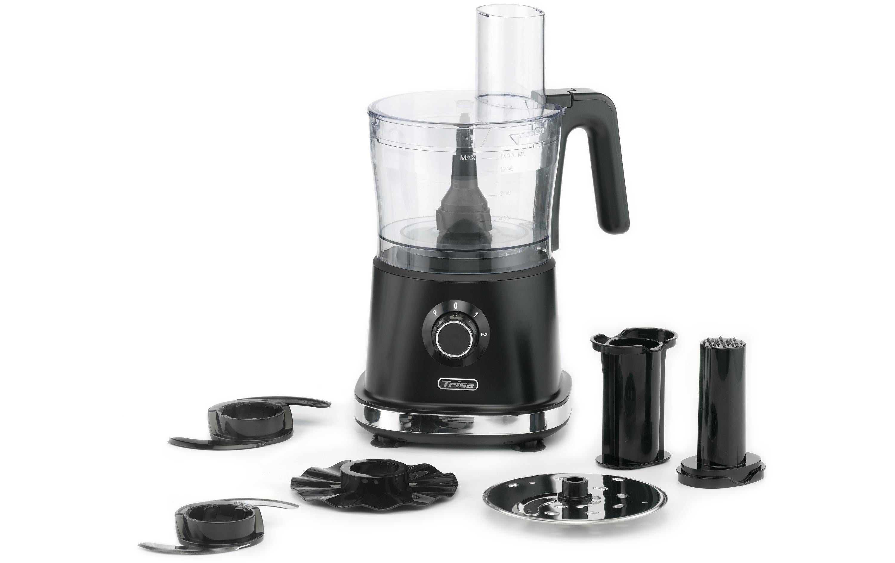 Trisa Multifunktionsmixer Stir 'n' Slice 1.5l, 600W, schwarz