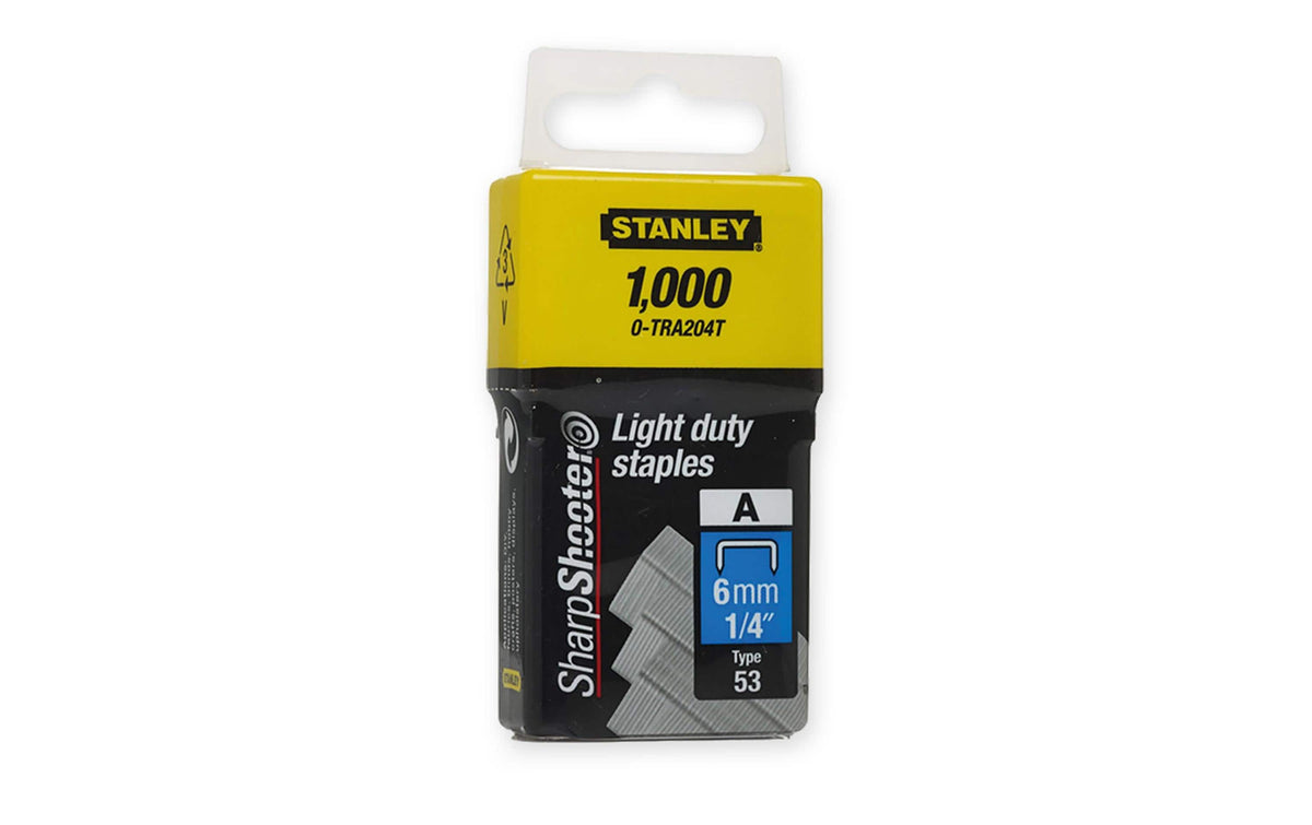 Bostitch Heftklammern TRA, 1000 Stk TRA 204, Schenkellänge 6 mm