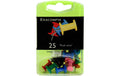 Exacompta Pinwandnadel Push Pins, 25 Stk Farben sortiert