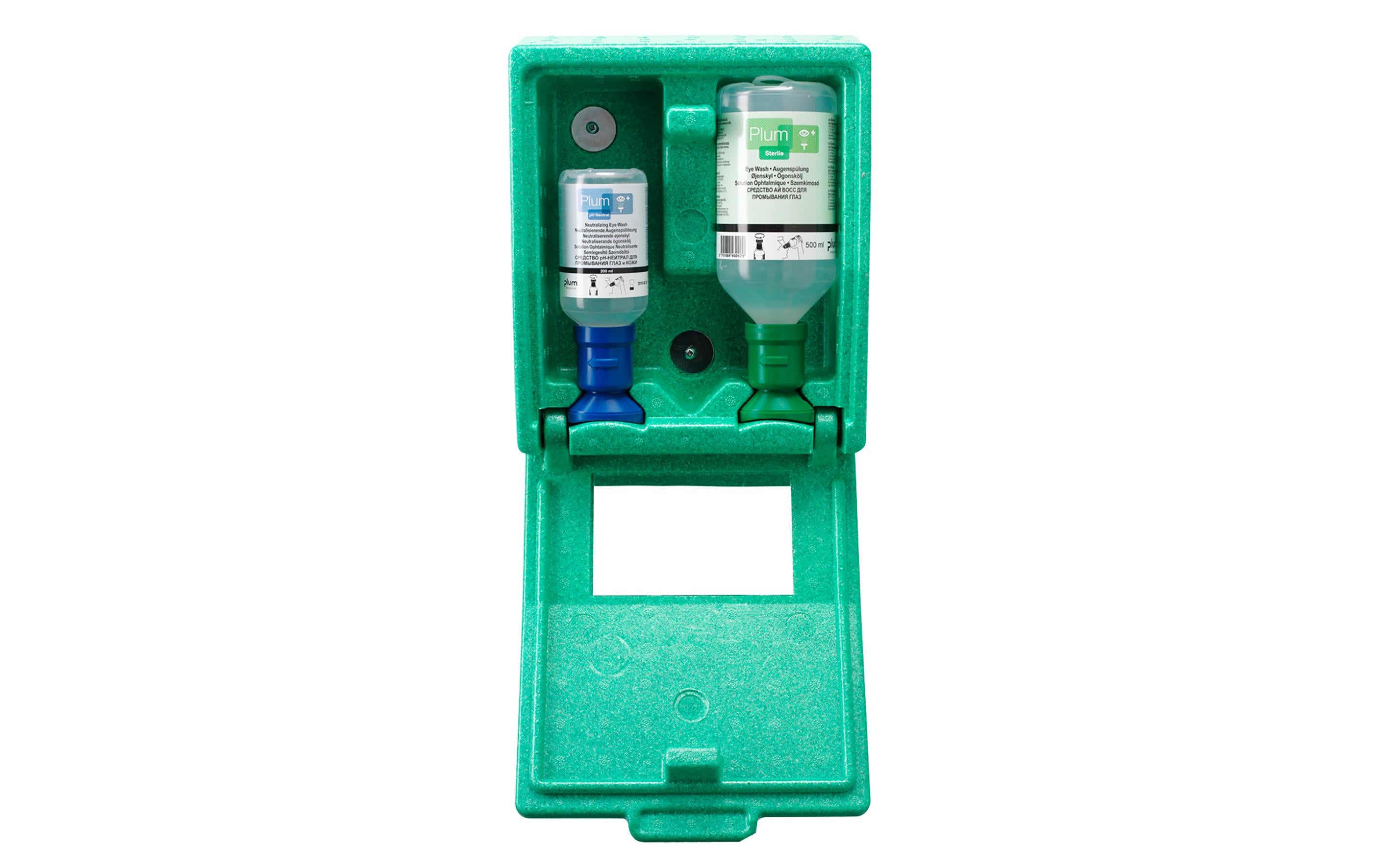 PLUM Augen-Notfallstation 200/500ml in Wandbox steril