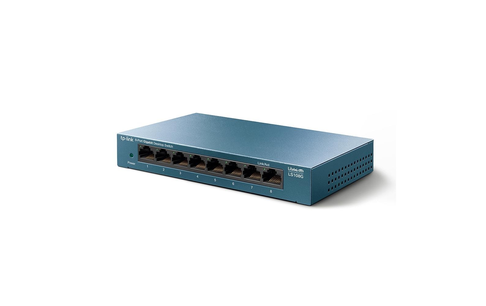 TP-Link LS105G: 8Port Gigabit Switch Stahlgehäuse