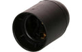 Max Hauri Lampenfassung E27 Glattmantel schwarz, M10x1