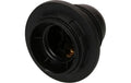 Max Hauri Lampenfassung E27 Randmantel schwarz, M10x1 , Zubehör Ring