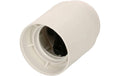 Max Hauri Lampenfassung E27 Glattmantel weiss, M10x1