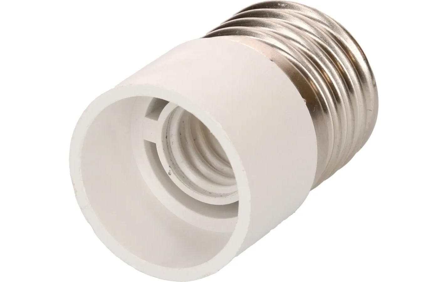Max Hauri Lampenfassung Adapter weiss, E27 auf E14