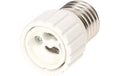 Max Hauri Lampenfassung Adapter weiss, E27 auf GU10