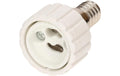 Max Hauri Lampenfassung Adapter weiss, E14 auf GU10