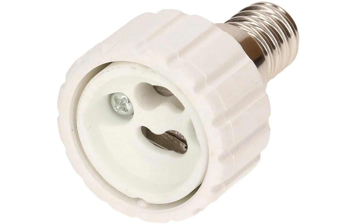 Max Hauri Lampenfassung Adapter weiss, E14 auf GU10