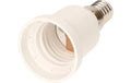 Max Hauri Lampenfassung Adapter weiss, E14 auf E27
