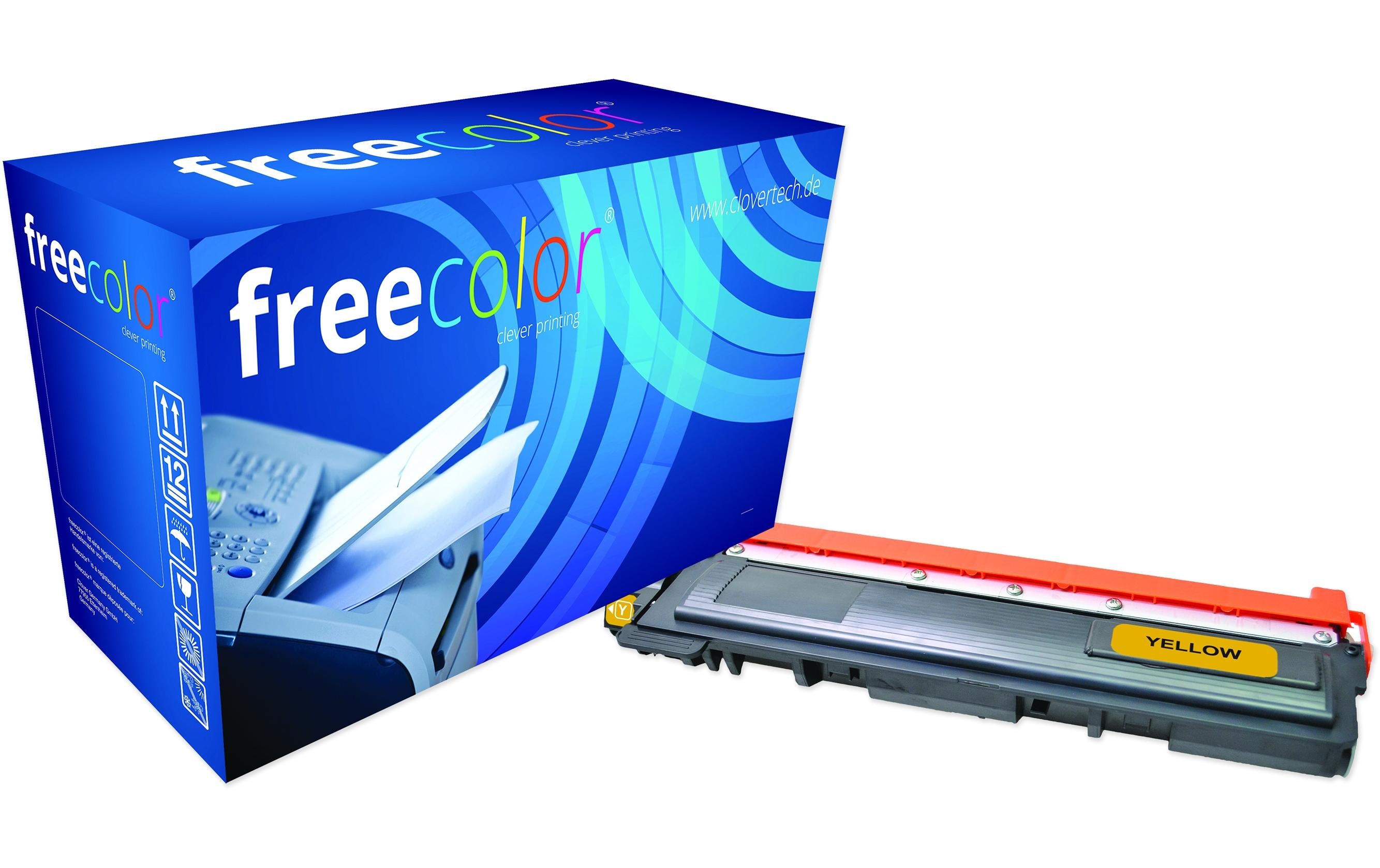 Free Color Toner TN230 yellow, 1400 Seiten