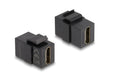 Delock Keystone Modul HDMI Buchse-Buchse, schwarz