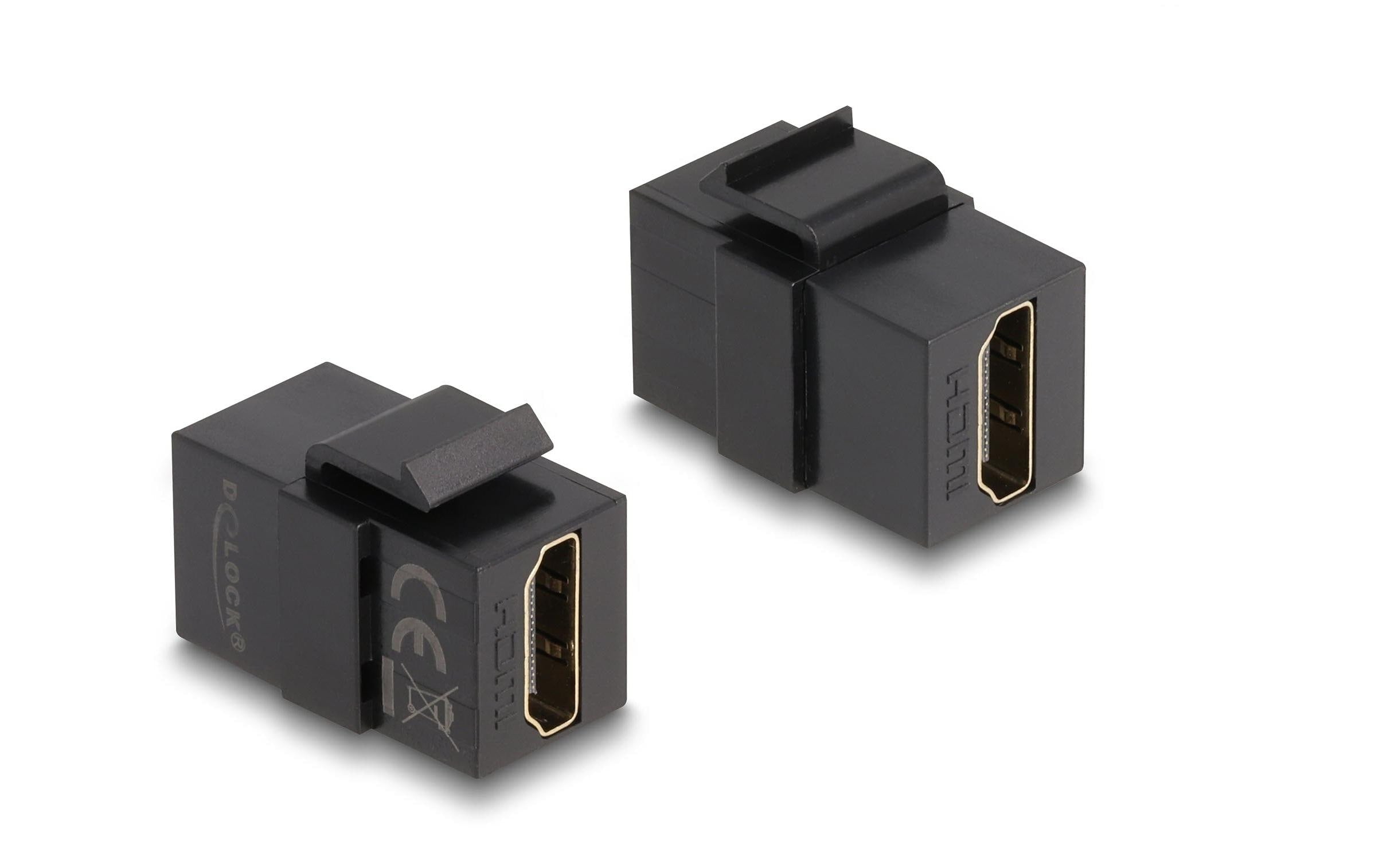 Delock Keystone Modul HDMI Buchse-Buchse, schwarz