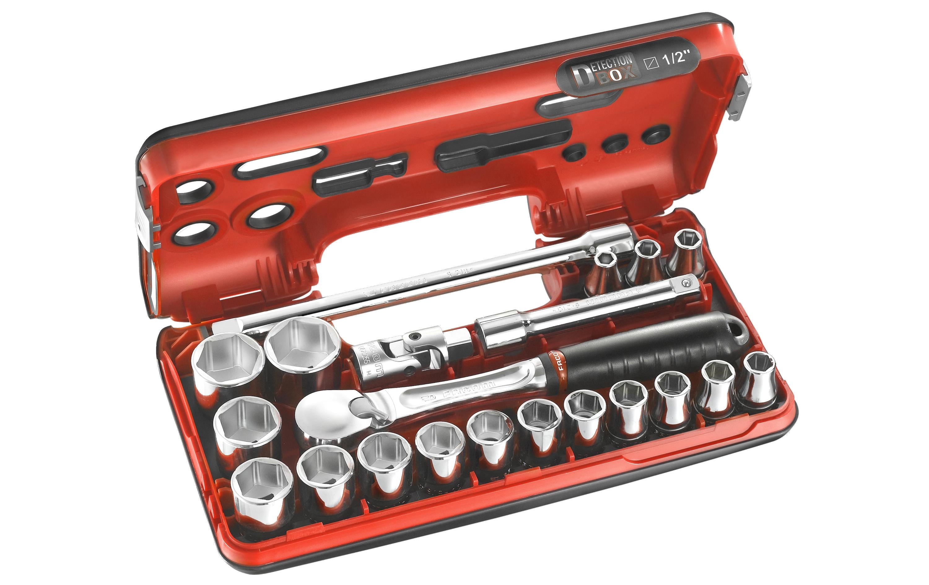 Facom Steckschlüssel-Set 21, 1/2" 21-teilig