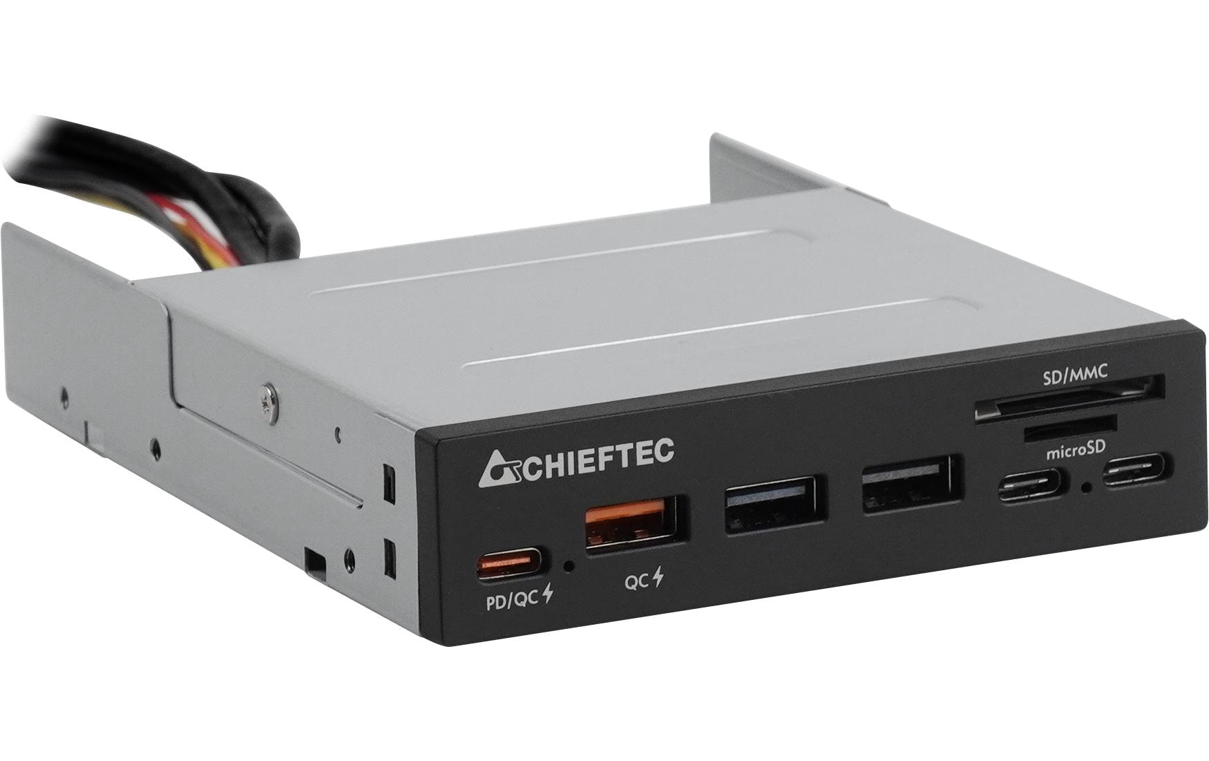 Chieftec Cardreader CRD-908H 3.5", 2x USB3.2 Type-A, 2x USB3.2 Type-B